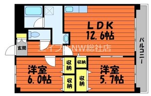 Ｋーｃｉｔｙ葦高の物件間取画像